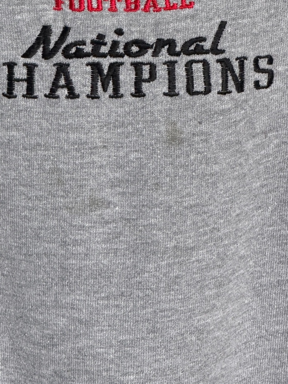Lee vintage Gray Ohio State 2002 National Champions Sweatshirt XL 54765 - Picture 6 of 16